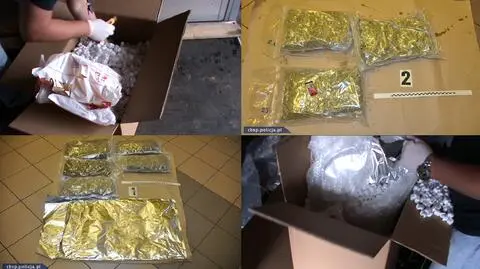 Policjanci znaleźli narkotyki przemycane w kartonach z chipsami