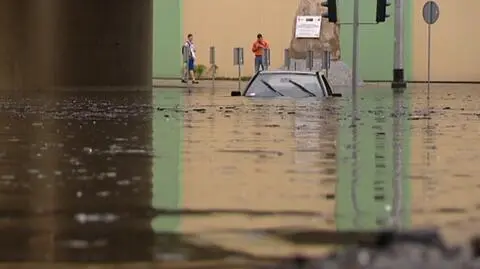 Strażacy sprzątają po ulewach 