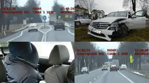 Wyprzedził radiowóz na ciągłej gnając 220 km/h. Ścigali go przez 35 kilometrów