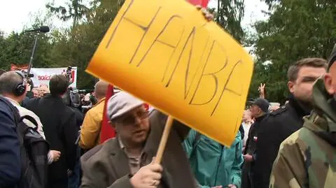 Uroczystości pogrzebowe przebiegały w cieniu incydentów i awantur 