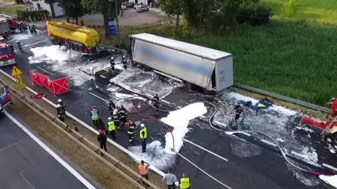 Siedlec. Zderzenie dwóch ciężarówek, zginął kierowca