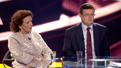 Irena Kamińska i Krystian Markiewicz byli gośćmi "Faktów po Faktach"