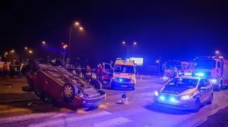 Policjant ruszył w pościg za sprawcą wypadku