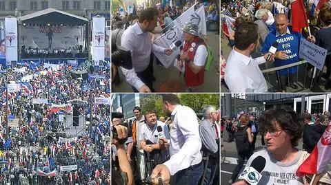 Marsz Wolności w Warszawie. Wolność - tak, PO - niekoniecznie