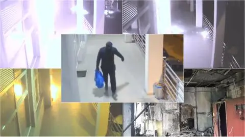 Moment ataku nagrały kamery