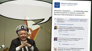 Internauci skrytykowali wpis Platformy
