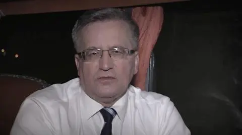 Komorowski na vlogu odniósł się do incydentów na jego spotkaniach wyborczych 