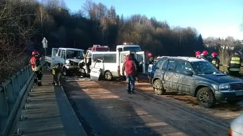 Żywiec: Zderzenie dwóch busów