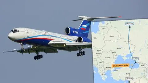 Rosyjski Tu-154 spadł do Morza Czarnego