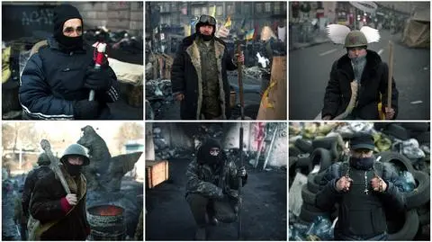 "Wojna!". "Dziękuję, że przeżywacie. Strzelają do ludzi". Zobacz portrety z placu boju