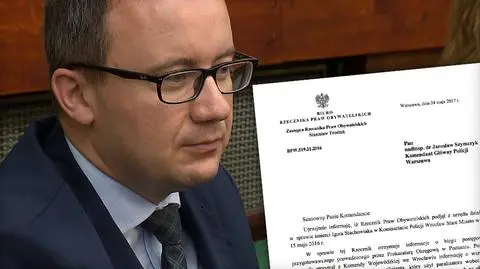 Pismo Bodnara w sprawie śmierci Igora Stachowiaka na komisariacie
