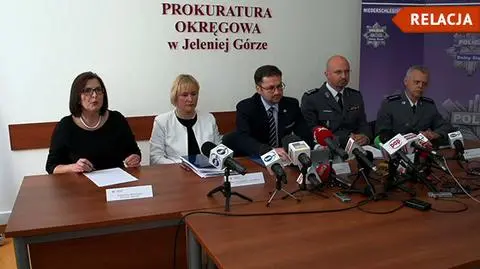 Konferencja prasowa w Prokuraturze Okręgowej w Jeleniej Górze
