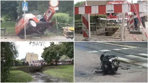 Wypadek w Gorzowie: dwie osoby w ciężkim stanie. Trzecia zniknęła