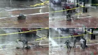 Ryzykowne zachowanie mężczyzny spotkało się ze zdecydowaną reakcją policji