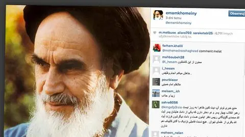 Zablokowano konto Chomeiniego na Instagramie