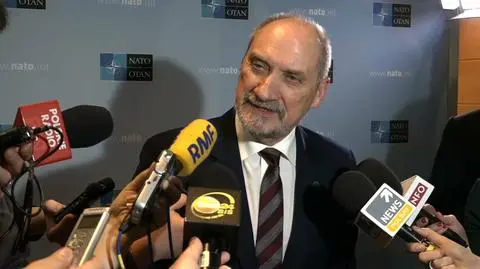 Antoni Macierewicz po spotkaniu ministrów obrony państw NATO