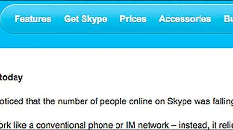Skype się podniósł
