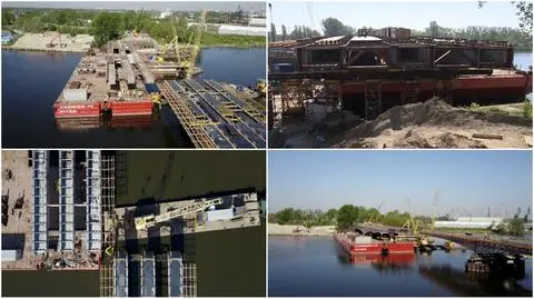 Szczecin: Montaż Mostu Cłowego