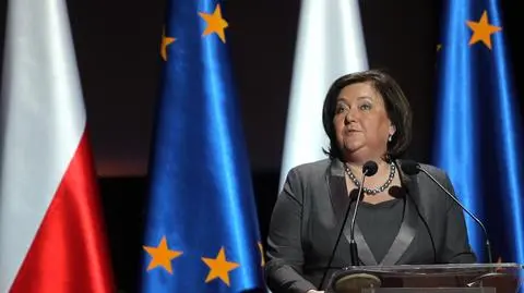 Anna Komorowska na otwarciu sezonu w ogrodach Kaukenhof