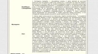 W Słupsku szukaja prezydenta w pośredniaku
