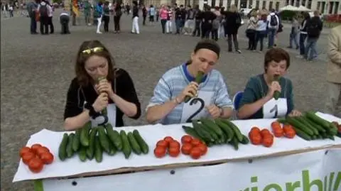 Niemcy jedli ogórka na czas
