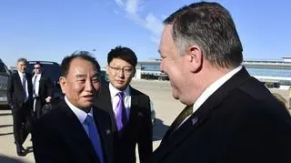 Wysłannik USA Steve Biegun w Seulu o denuklearyzacji Półwyspu. Nagranie z 30.10