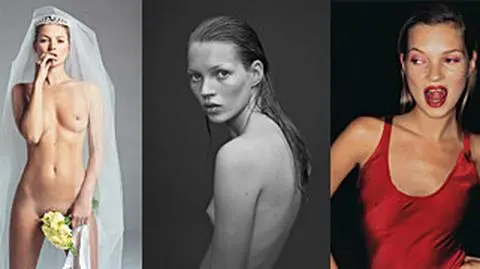 Kate Moss jako anioł i naga panna młoda. "Ludzie szaleją na jej punkcie"