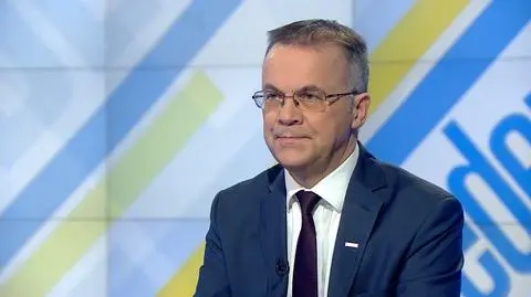 Jarosław Sellin był gościem w progamie "Jeden na jeden" w TVN24