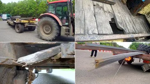 Stan przyczepy wołał o pomstę do nieba