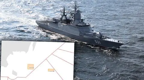 Rosyjska flota zazwyczaj ćwiczy w pobliżu Kaliningradu