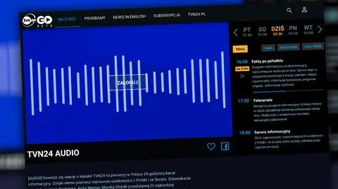 TVN24GO: bezpłatny dostęp do materiałów TVN24 i TVN24 BiS  w wersji audio