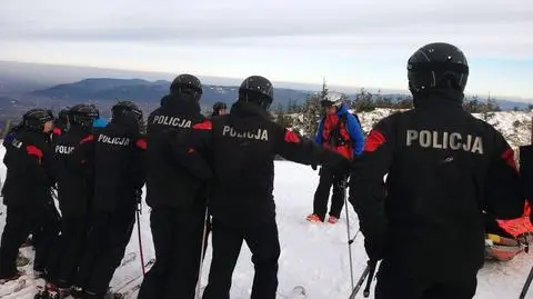 Podczas zimowych ferii funkcjonariusze patrolują stoki