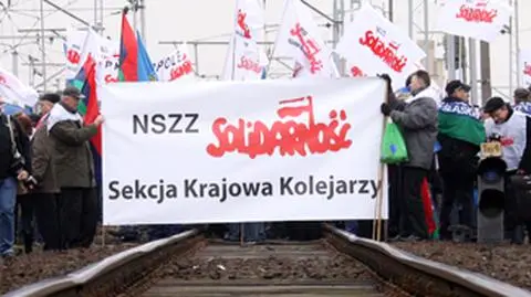 Kolejarze zablokowali pociągi - gigantyczne opóźnienia