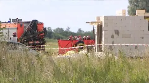 Lubuskie: Tragedia na budowie. Jeden z robotników zmiażdżony