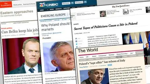 Szef NBP "walczy o stanowisko i reputację". Zachodnie media o aferze taśmowej