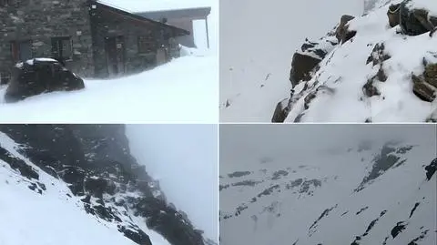 Turystów w Alpach zaskoczyła pogoda