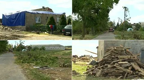 Skutki nocnych burz w Kujawsko-pomorskiem. Zniszczone Dębowo