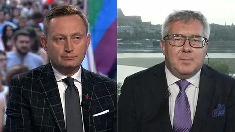 Paweł Rabiej i Ryszard Czarnecki o lotach marszałka Marka Kuchcińskiego