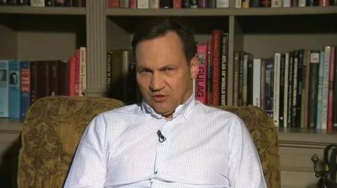 Radosław Sikorski, former Polish foreign minister in "Fakty o Świecie" TVN24 BIS