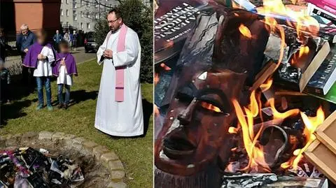 "The fact of burning the books was unfortunate". The priest from Gdańsk apologised for his controversial event