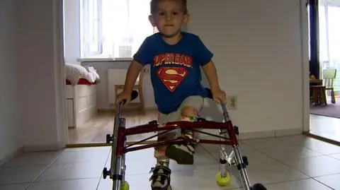 Bartek i jego rodzice są bardzo dzielni