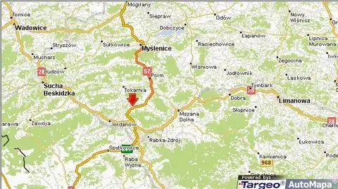 Dwie osoby ranne w wypadku na Zakopiance