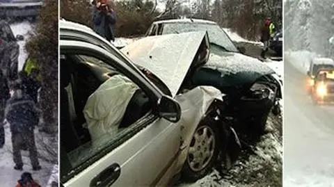 Rozbił się autobus - są ranni. Fatalne warunki w kraju