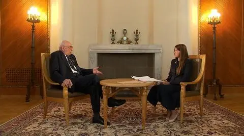 Władysław Bartoszewski był gościem "Faktów po Faktach"