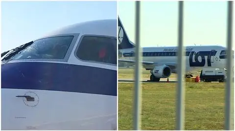 W LOT-u samolocie pękła szyba