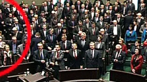Sejm czci wyklętych. 
Część posłów wychodzi