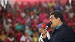 Wystąpienie Maduro transmitowały wszystkie stacje telewizyjne i rozgłośnie radiowe 