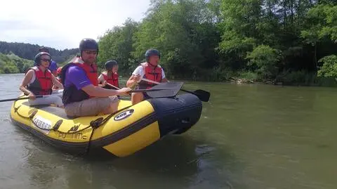 Rafting na Dunajcu jest jedną z atrakcji w Tatrach