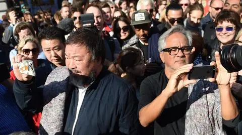 Weiwei i Kapoor w marszu solidarności z uchodźcami