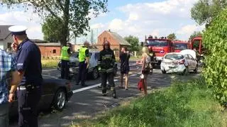 W zderzeniu brały udział 3 samochody